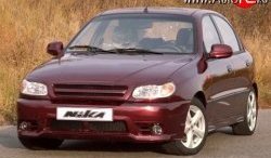 Пороги накладки Nika 2 Daewoo Lanos T100 хэтчбэк 5 дв. дорестайлинг (1997-2002)