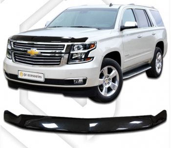 Дефлектор капота CA-Plastic exclusive Chevrolet (Шевролет) Tahoe (Тахо)  K2UC (2014-2021) K2UC