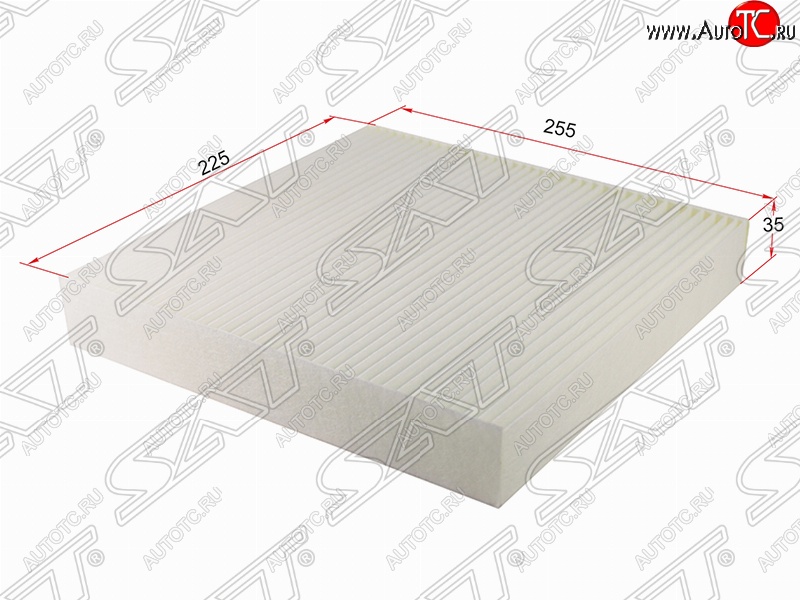 259 р. Фильтр салонный SAT (255х225х35 mm)  CITROEN Berlingo  M59 (2002-2012), CITROEN Xsara ( N0,  N1) (1997-2005), Peugeot Partner  M49/M59 (1997-2008)  с доставкой в г. Краснодар