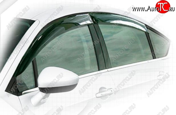 1 999 р. Дефлектора окон CA-Plastiс  CITROEN C5  RD (2008-2021) дорестайлинг, седан, рестайлинг, седан (Classic полупрозрачный)  с доставкой в г. Краснодар