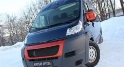 739 р. Реснички на фары RA CITROEN Jumper 250 (2006-2014) (Глянец под окраску, Неокрашенные)  с доставкой в г. Краснодар. Увеличить фотографию 3