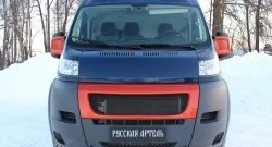 739 р. Реснички на фары RA CITROEN Jumper 250 (2006-2014) (Глянец под окраску, Неокрашенные)  с доставкой в г. Краснодар. Увеличить фотографию 2