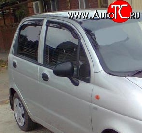 629 р. Дефлекторы окон (ветровики) Novline 4 шт Daewoo Matiz M100 дорестайлинг (1998-2000)  с доставкой в г. Краснодар