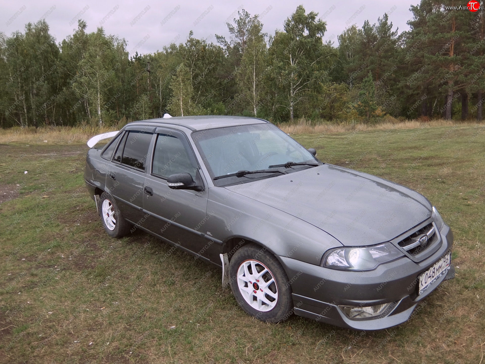 3 649 р. Накладка переднего бампера Sport Daewoo Nexia рестайлинг (2008-2015) (Неокрашенная)  с доставкой в г. Краснодар