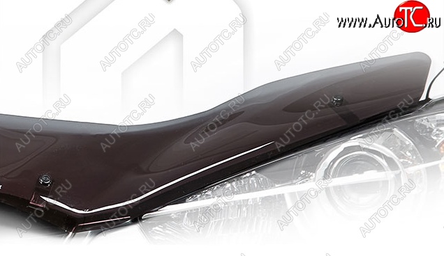 2 599 р. Дефлектор капота CA-Plastiс exclusive  Daewoo Winstorm (2006-2010) (Classic полупрозрачный , Без надписи)  с доставкой в г. Краснодар