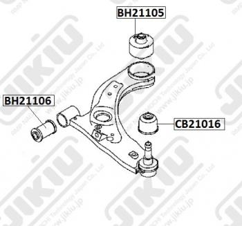 1 189 р. Пыльник шаровой опоры JIKIU Daihatsu Boon M300 хэтчбэк 5 дв. дорестайлинг (2004-2006)  с доставкой в г. Краснодар. Увеличить фотографию 3