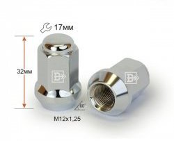 49 р. Колёсная гайка Вектор M12 1.25 Лада Приора 2170 седан дорестайлинг (2007-2014). Увеличить фотографию 1