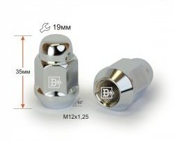 49 р. Колёсная гайка Вектор M12 1.25 Лада Приора 2171 универсал дорестайлинг  (2008-2014). Увеличить фотографию 1