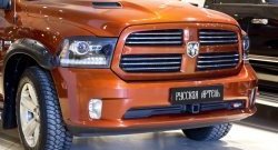 799 р. Реснички на фары RA Dodge Ram DJ, DS (2008-2012) (Неокрашенные)  с доставкой в г. Краснодар. Увеличить фотографию 2