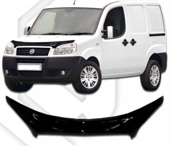 Дефлектор капота CA-Plastiс exclusive Fiat (Фиат) Doblo (Добло)  223 (2005-2016) 223 рестайлинг