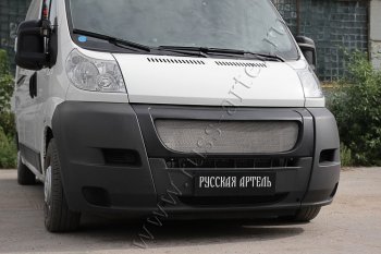 5 999 р. Решетка радиатора РА  Fiat Ducato  250 (2006-2014) (Сетка алюминиевая, неокрашенная)  с доставкой в г. Краснодар. Увеличить фотографию 2