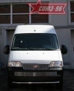 11 564 р. Защита переднего бампера одинарная Souz-96 (d60) Fiat Ducato 250 (2006-2014)  с доставкой в г. Краснодар. Увеличить фотографию 3