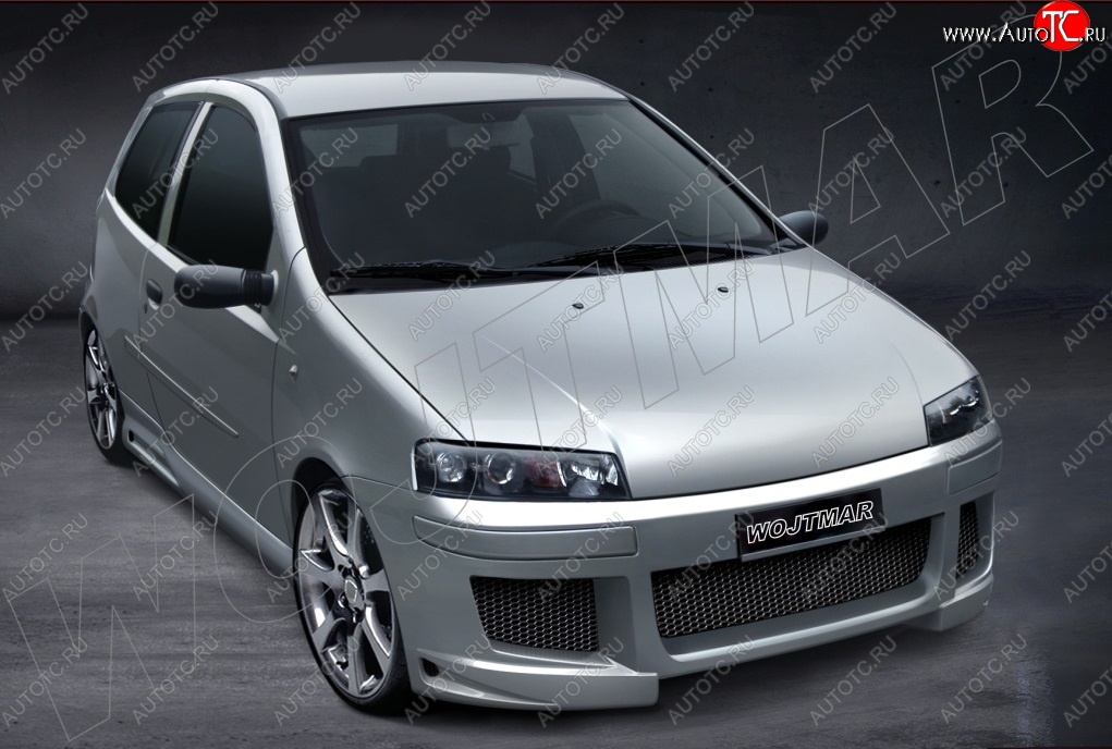 26 999 р. Передний бампер R1 Fiat Punto 188 хэтчбэк 3 дв. дорестайлинг (1999-2003)  с доставкой в г. Краснодар