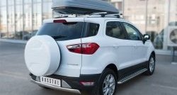 15 649 р. Защита заднего бампера (Ø75x42 мм, нержавейка) Russtal Ford EcoSport дорестайлинг (2013-2019)  с доставкой в г. Краснодар. Увеличить фотографию 4