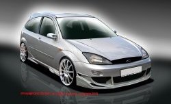 Передний бампер EVO Ford Focus 1 универсал рестайлинг (2001-2005)