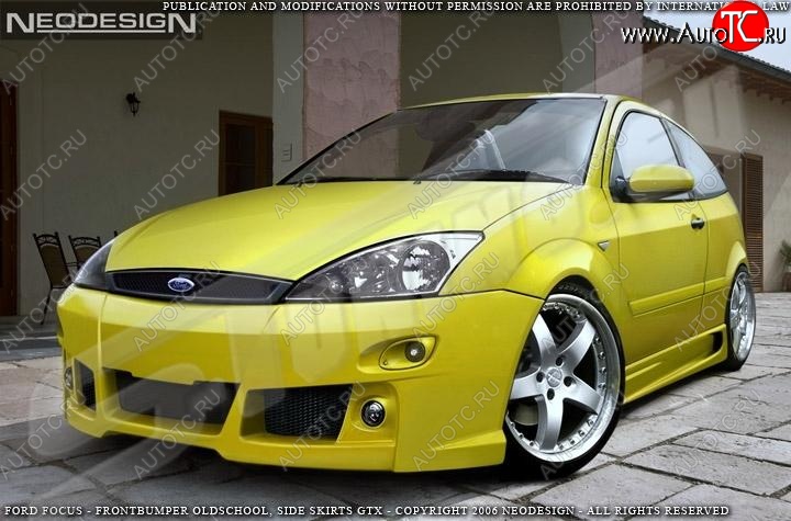 28 999 р. Передний бампер EVO 3 Ford Focus 1 универсал рестайлинг (2001-2005)  с доставкой в г. Краснодар