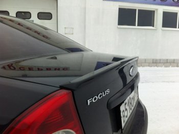 3 399 р. Лип спойлер АВТОКРАТ  Ford Focus  2 (2004-2011)  седан дорестайлинг, седан рестайлинг (Неокрашенный)  с доставкой в г. Краснодар. Увеличить фотографию 2