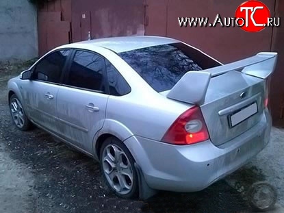 6 549 р. Спойлер EVO Design Ford Focus 2  седан дорестайлинг (2004-2008) (Неокрашенный)  с доставкой в г. Краснодар