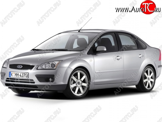 3 199 р. Бампер передний Стандартный Ford Focus 2  седан дорестайлинг (2004-2008) (Неокрашенный)  с доставкой в г. Краснодар