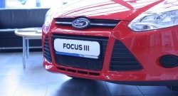 1 839 р. Сетка на бампер Novline Ford Focus 3 универсал дорестайлинг (2010-2015)  с доставкой в г. Краснодар. Увеличить фотографию 3