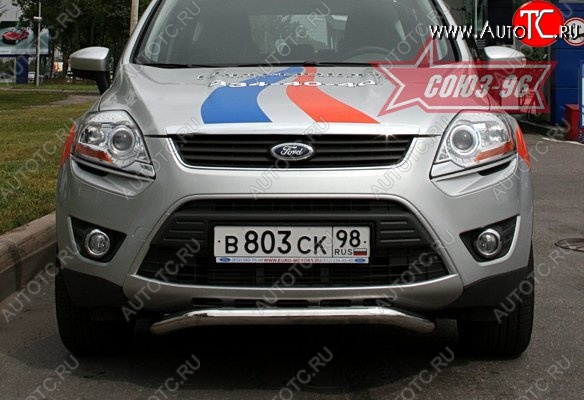 10 799 р. Защита переднего бампера одинарная Souz-96 (d60). Ford Kuga 1 (2008-2013)  с доставкой в г. Краснодар