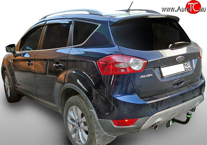 8 549 р. Фаркоп Лидер Плюс Ford Kuga 1 (2008-2013) (Без электропакета)  с доставкой в г. Краснодар