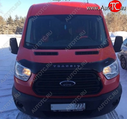 999 р. Дефлектор капота Russtal (вариант Б) Ford Transit цельнометаллический фургон (2014-2022)  с доставкой в г. Краснодар