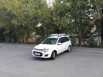 2 499 р. Багажная корзина Металл Дизайн Chevrolet Niva 2123 рестайлинг (2009-2020) (серебристая)  с доставкой в г. Краснодар. Увеличить фотографию 6