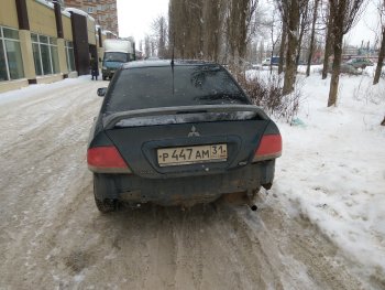 3 999 р. Средний спойлер 2.0 стандарт Mitsubishi Lancer 9 1-ый рестайлинг седан (2003-2005) (Без места под стоп-сигнал, Неокрашенный)  с доставкой в г. Краснодар. Увеличить фотографию 8