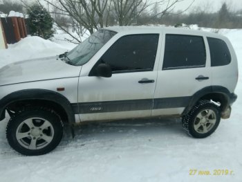 1 799 р. Арки крыльев Кураж 2  Chevrolet Niva  2123 (2002-2008), Лада 2123 (Нива Шевроле) (2002-2008) (Неокрашенные)  с доставкой в г. Краснодар. Увеличить фотографию 7