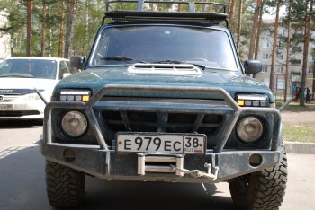 3 299 р. Дневные ходовые огни с поворотниками Тюн-Авто Classic Лада нива 4х4 2121 Бронто 3 дв. 1-ый рестайлинг (2017-2019) (Поворотник в НИЖНЕЙ секции, светится равномерно)  с доставкой в г. Краснодар. Увеличить фотографию 10