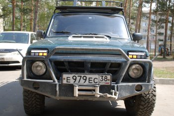 3 299 р. Дневные ходовые огни с поворотниками Тюн-Авто Classic Лада нива 4х4 2121 Бронто 3 дв. 1-ый рестайлинг (2017-2019) (Поворотник в НИЖНЕЙ секции, светится равномерно)  с доставкой в г. Краснодар. Увеличить фотографию 11