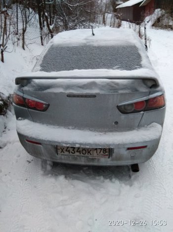 499 р. Реснички на фонари RA Mitsubishi Lancer CY седан дорестайлинг (2007-2010) (Неокрашенные)  с доставкой в г. Краснодар. Увеличить фотографию 4