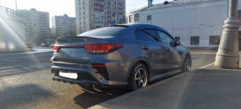 8 499 р. Пластиковые пороги Kudos KIA Rio 4 FB дорестайлинг седан (2016-2020) (Неокрашенные)  с доставкой в г. Краснодар. Увеличить фотографию 3