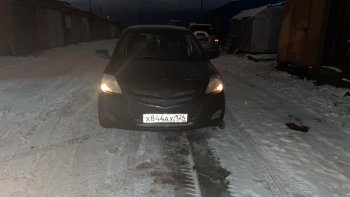 7 449 р. Передний бампер SAT Toyota Belta/Yaris XP90 седан (2005-2012) (Неокрашенный)  с доставкой в г. Краснодар. Увеличить фотографию 2