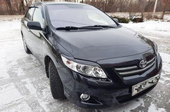 699 р. Комплект ресничек на фары Sport  Toyota Corolla  E150 (2006-2010) седан дорестайлинг (Неокрашенные)  с доставкой в г. Краснодар. Увеличить фотографию 18