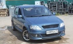 2 199 р. Решётка радиатора Power DM 2 Renault Logan 1 рестайлинг (2010-2016) (Без сетки, Неокрашенная)  с доставкой в г. Краснодар. Увеличить фотографию 3