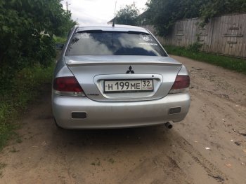 3 899 р. Лип спойлер Evo Mitsubishi Lancer 9 1-ый рестайлинг седан (2003-2005) (Неокрашенный)  с доставкой в г. Краснодар. Увеличить фотографию 9