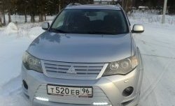 2 849 р. Накладка переднего бампера Sport Mitsubishi Outlander XL (CW)  дорестайлинг (2005-2009) (Неокрашенная)  с доставкой в г. Краснодар. Увеличить фотографию 8