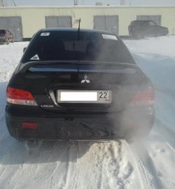 3 999 р. Средний спойлер 2.0 стандарт Mitsubishi Lancer 9 1-ый рестайлинг седан (2003-2005) (Без места под стоп-сигнал, Неокрашенный)  с доставкой в г. Краснодар. Увеличить фотографию 4