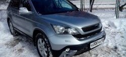 1 299 р. Реснички Sport на фары Honda CR-V RE1,RE2,RE3,RE4,RE5,RE7 дорестайлинг (2007-2010) (Неокрашенные)  с доставкой в г. Краснодар. Увеличить фотографию 2