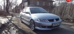 849 р. Комплект широких ресничек Evo V2  Mitsubishi Lancer  9 (2003-2009) 1-ый рестайлинг седан, 1-ый рестайлинг универсал, 2-ой рестайлинг седан, 2-ой рестайлинг универсал (Неокрашенные)  с доставкой в г. Краснодар. Увеличить фотографию 4