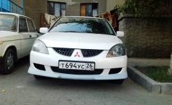 5 499 р. Накладка переднего бампера M-VRS Mitsubishi Lancer 9 1-ый рестайлинг седан (2003-2005) (Неокрашенная)  с доставкой в г. Краснодар. Увеличить фотографию 4