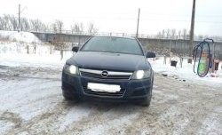 829 р. Реснички Global Tuning  Opel Astra ( H,  H GTC) (2004-2015) седан дорестайлинг, универсал, хэтчбек 3 дв. дорестайлинг, хэтчбек 5дв дорестайлинг, хэтчбек 3 дв. рестайлинг, универсал рестайлинг, хэтчбек 5дв рестайлинг (Неокрашенные)  с доставкой в г. Краснодар. Увеличить фотографию 11