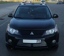 2 849 р. Накладка переднего бампера Sport Mitsubishi Outlander XL (CW)  дорестайлинг (2005-2009) (Неокрашенная)  с доставкой в г. Краснодар. Увеличить фотографию 13