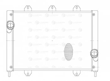 18 399 р. Радиатор интеркулера (ГАЗель Бизнес) LUZAR универсальный ГАЗ ГАЗель 3221 дорестайлинг автобус (1996-2002)  с доставкой в г. Краснодар. Увеличить фотографию 3