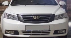 849 р. Реснички на фары Кураж Geely Emgrand EC7 седан дорестайлинг (2009-2016) (Неокрашенные)  с доставкой в г. Краснодар. Увеличить фотографию 2