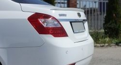 2 599 р. Лип спойлер Кураж  Geely Emgrand EC7 (2009-2016) седан дорестайлинг (Неокрашенный)  с доставкой в г. Краснодар. Увеличить фотографию 2