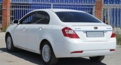 2 679 р. Лип спойлер Кураж Geely Emgrand EC7 седан дорестайлинг (2009-2016) (Неокрашенный)  с доставкой в г. Краснодар. Увеличить фотографию 1