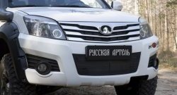 2 279 р. Защитная сетка решетки переднего бампера РА Great Wall Hover H3  дорестайлинг (2010-2014)  с доставкой в г. Краснодар. Увеличить фотографию 3